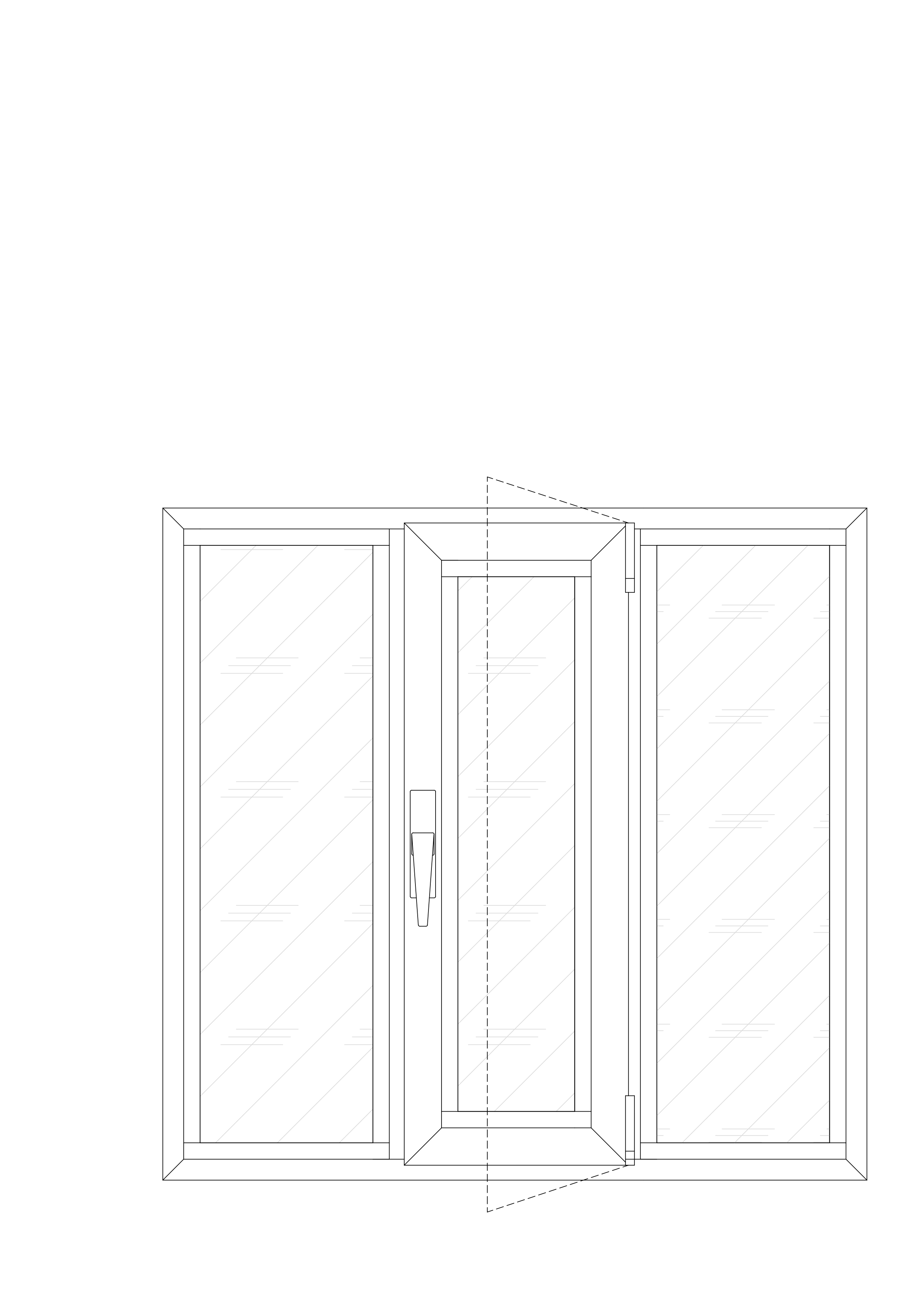 Окно ASG70E 3х-створчатое ГАГ